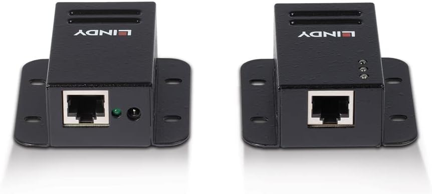 LINDY 42680 USB 2.0 CAT.5/6 Extender With Power Over CAT.5/6 - Black, 50m
