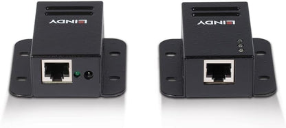 LINDY 42680 USB 2.0 CAT.5/6 Extender With Power Over CAT.5/6 - Black, 50m