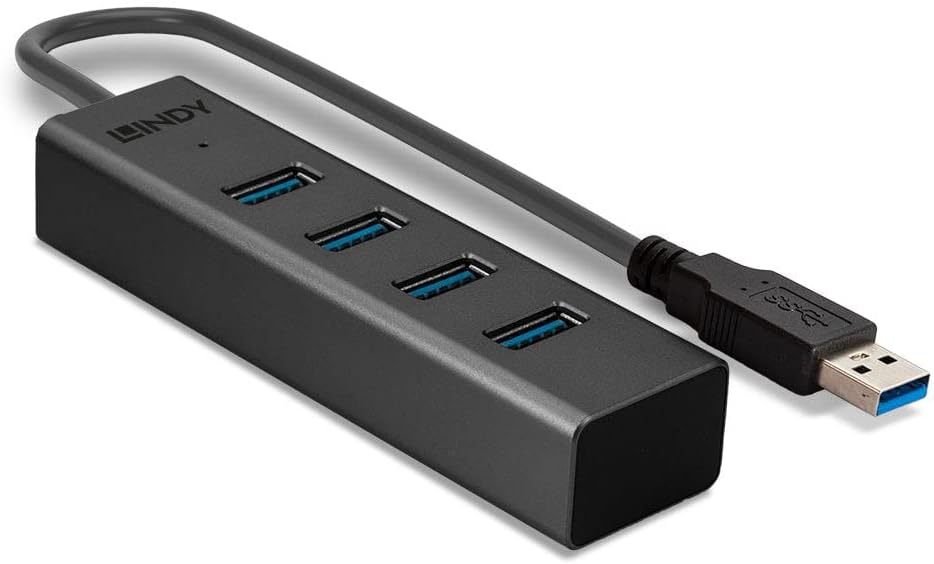 LINDY 43324 USB 3.0 Hub 4 Ports