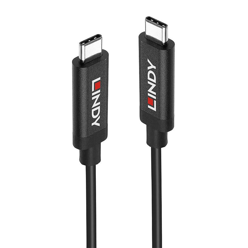 LINDY 43348 - USB Type-C 3.2 Gen 2 Type C/C Active Cable, 3 m - Active Cable for Video Signals and Data Transfer up to 10 Gbps, Supports DisplayPort 1.4 High Resolution, UHD up to 8K 7680x4320@60Hz