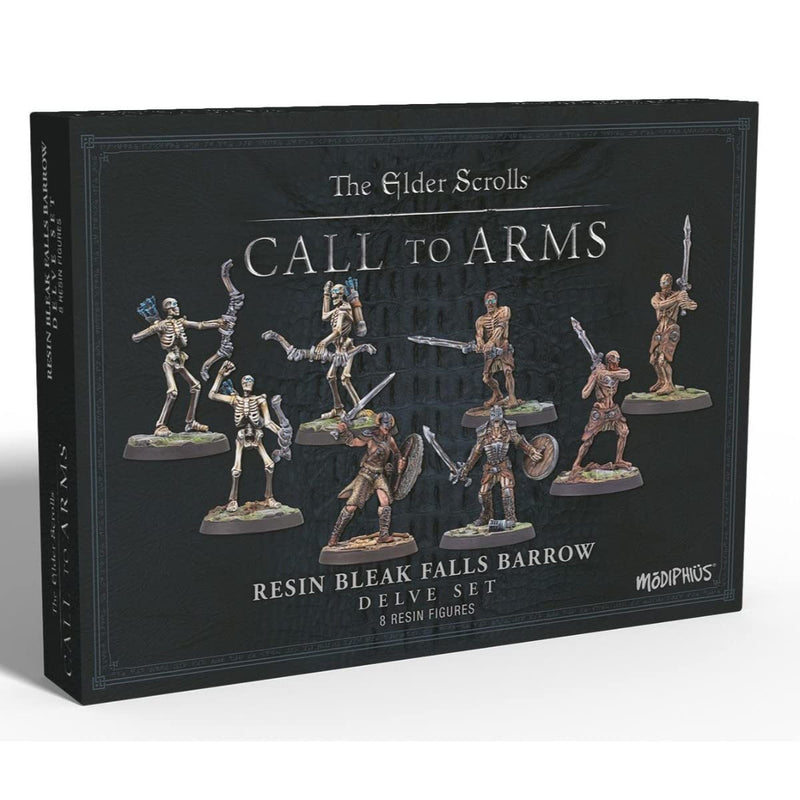 Modiphius Entertainment- The Elder Scrolls: Call To Arms-Bleak Falls Barrow Resin Set Miniature Game (MUH051931