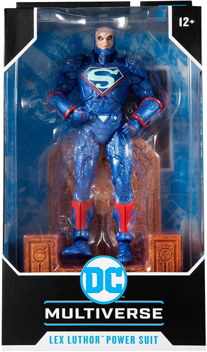 McFarlane - DC Multiverse Lex Luthor in Power Suit (Blue Suit with Throne