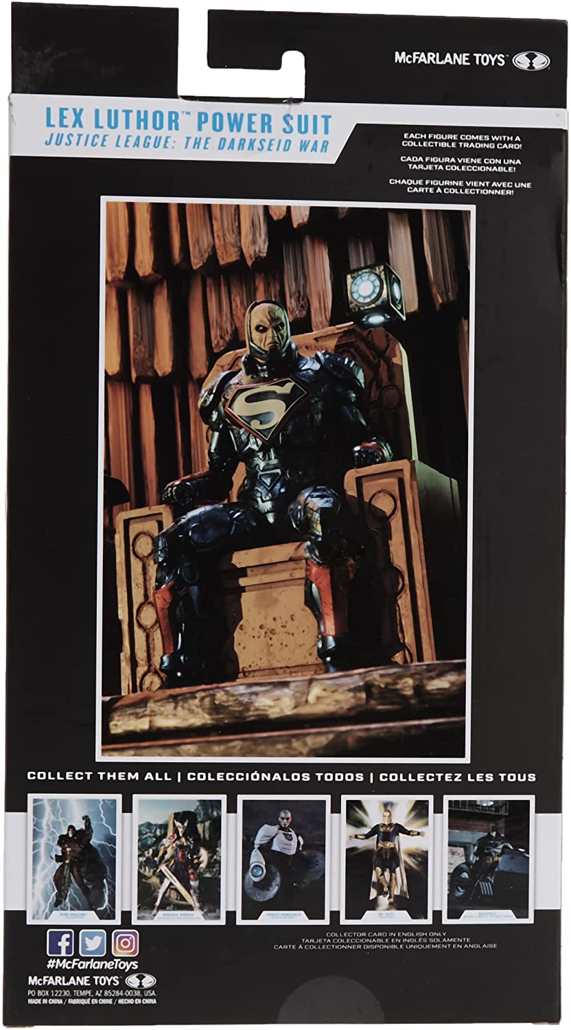 McFarlane - DC Multiverse Lex Luthor in Power Suit (Blue Suit with Throne