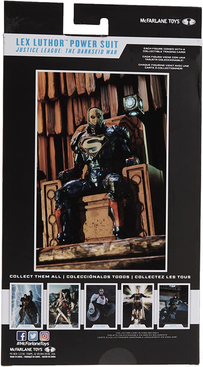 McFarlane - DC Multiverse Lex Luthor in Power Suit (Blue Suit with Throne