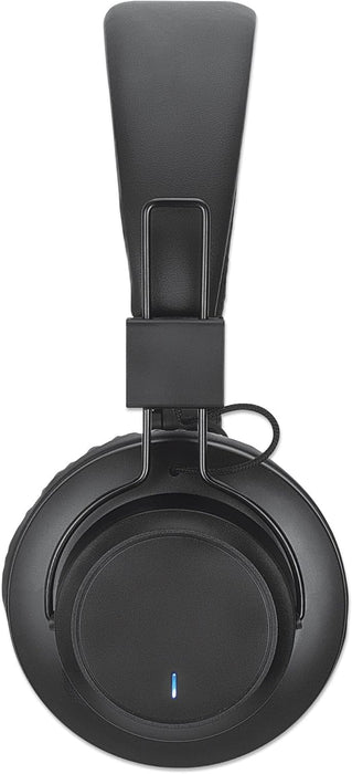 Manhattan Sound Science Bluetooth® On-Ear Headset Headphones 3.5 mm Jack Socket On-Ear Design Black