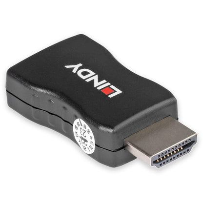 Lindy 32104 HDMI 10.2G EDID Emulator, 3840x2160@30Hz support, HDCP Pass-Through, Overcomes EDID Related Problems, Use with PCs and AV Equipment, Black