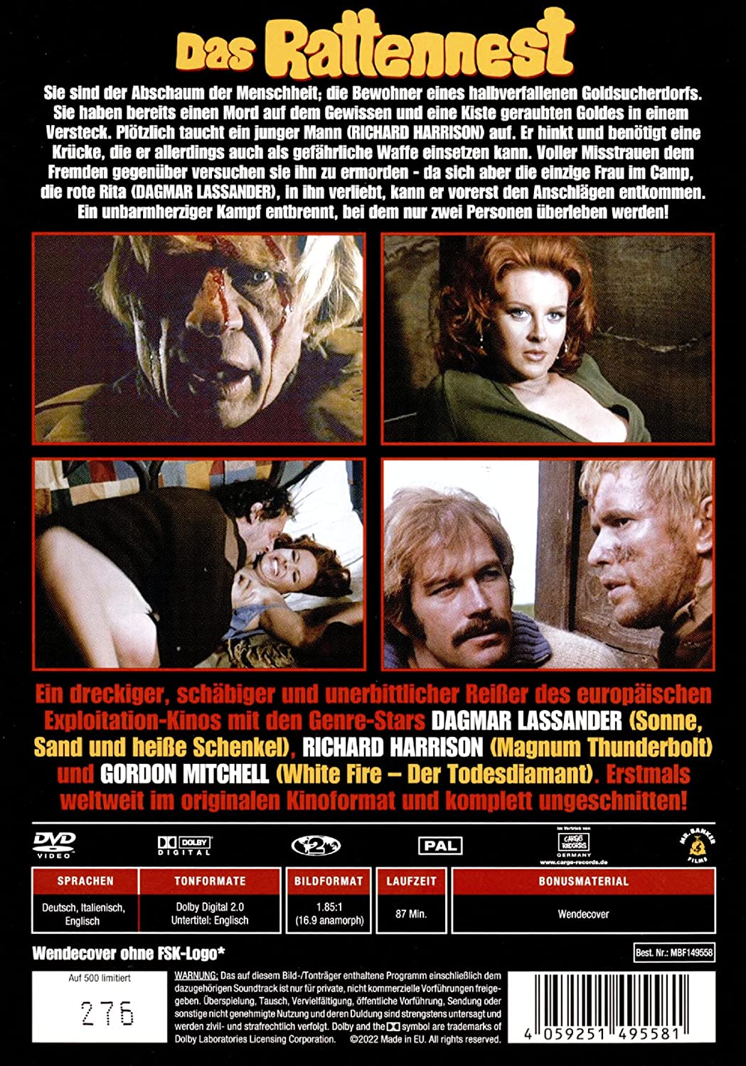Das Rattennest - Uncut Limited Widescreen Edition - Cover A