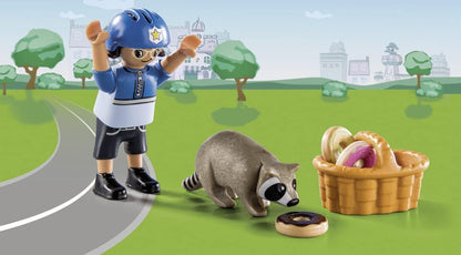 Playmobil DUCK ON CALL 70918 Police Action: Police Chase, Toy for Children Ages 3+