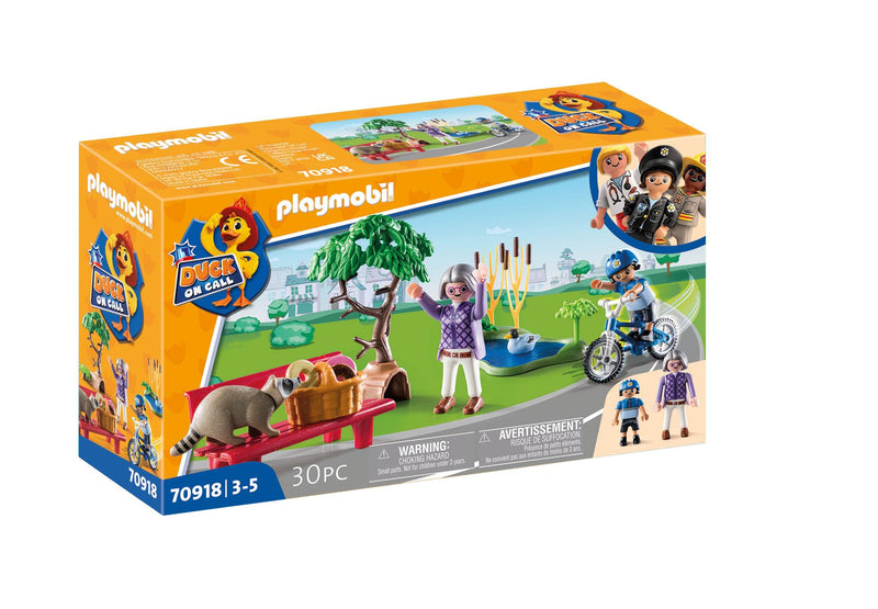 Playmobil DUCK ON CALL 70918 Police Action: Police Chase, Toy for Children Ages 3+
