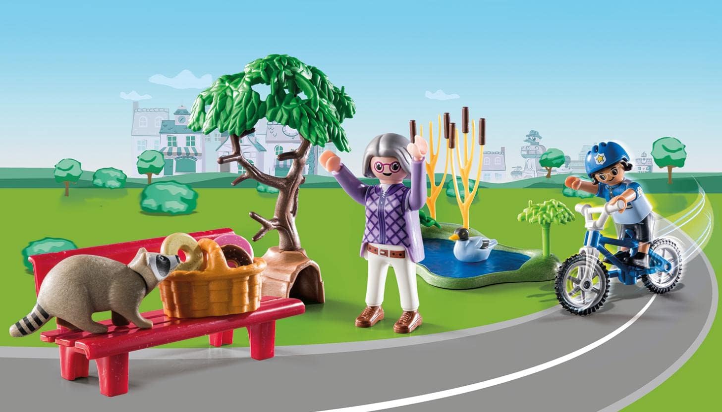 Playmobil DUCK ON CALL 70918 Police Action: Police Chase, Toy for Children Ages 3+