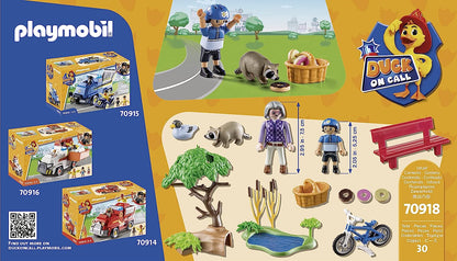 Playmobil DUCK ON CALL 70918 Police Action: Police Chase, Toy for Children Ages 3+