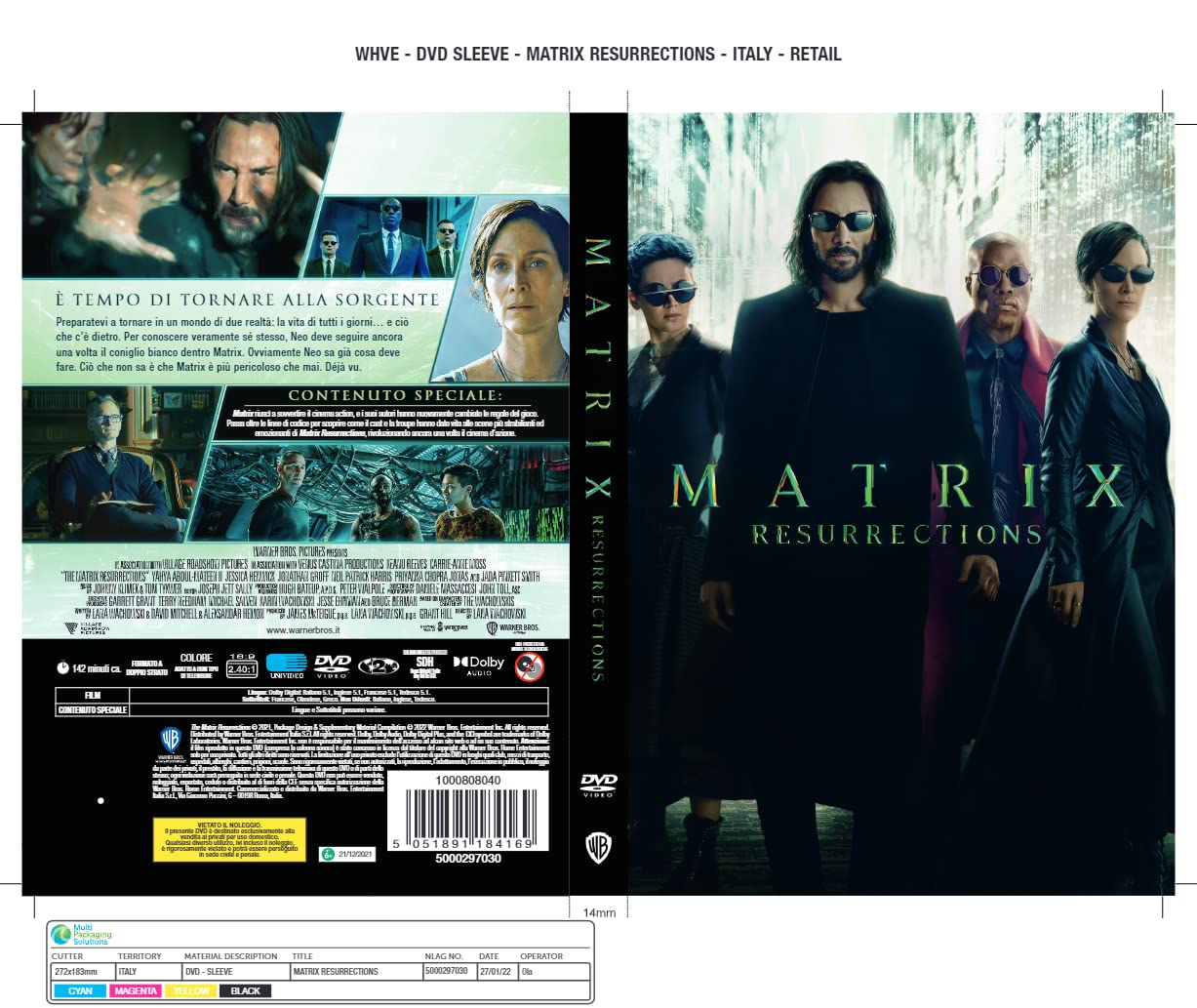 Matrix Resurrections (DS) ( DVD