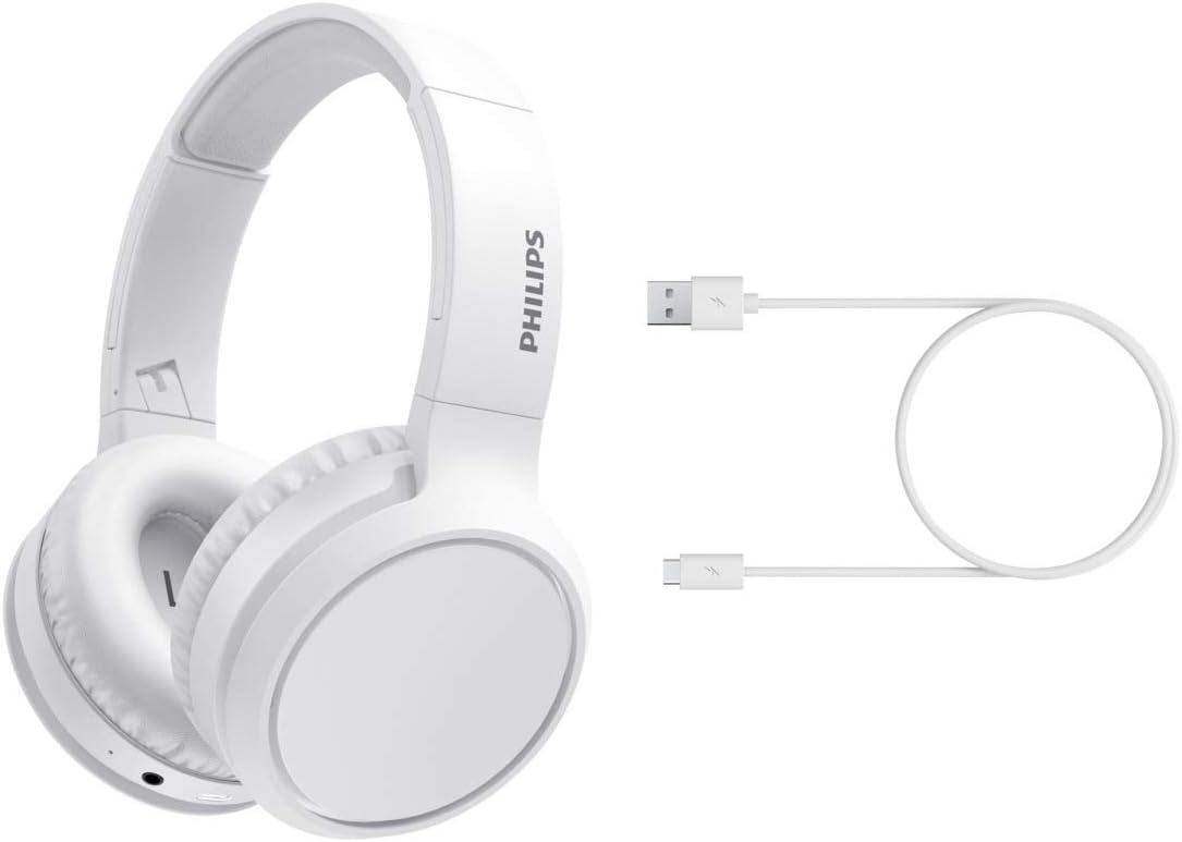 Philips Audio - Tah5205 - Headphones With Microphone - White