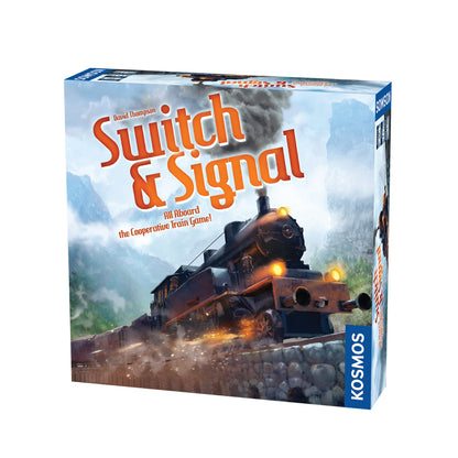 Thames & Kosmos Switch and Signal, Cooperative Card Game, Family Games for Game Night, Board Games for Adults and Kids, For 2 to 4 Players, 45-Minute Playing Time, Age 10+