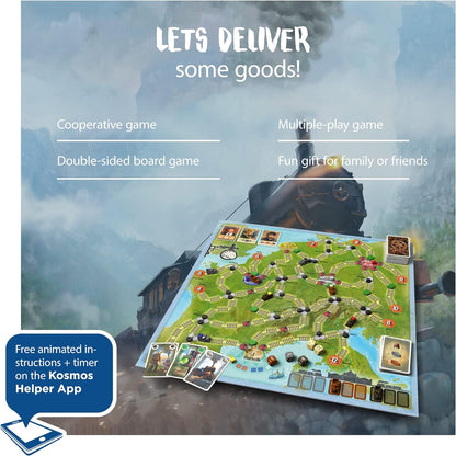 Thames & Kosmos Switch and Signal, Cooperative Card Game, Family Games for Game Night, Board Games for Adults and Kids, For 2 to 4 Players, 45-Minute Playing Time, Age 10+