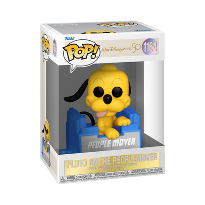 Funko POP! Disney: WDW50- People Mover Pluto With Balloon - Disney World 50th Anniversary - Collectable Vinyl Figure - Gift Idea - Official Merchandise - Toys for Kids & Adults