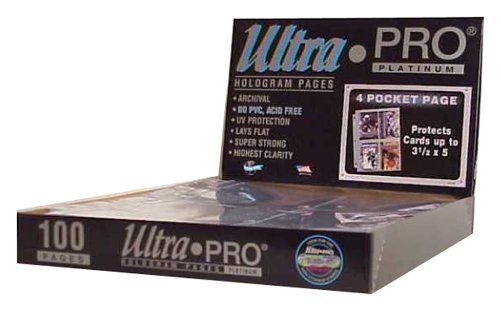 Ultra Pro - Platinum 4 Pocket Page Display (100 Pack