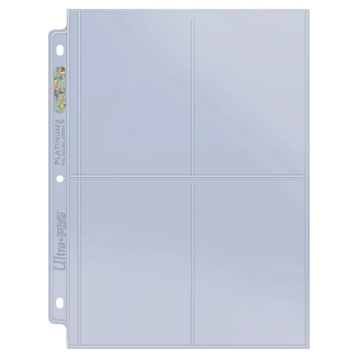 Ultra Pro - Platinum 4 Pocket Page Display (100 Pack