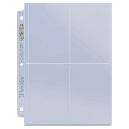 Ultra Pro - Platinum 4 Pocket Page Display (100 Pack