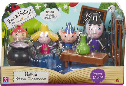 Ben & Holly Magic Potion Class, scaled preschool figures, imaginative play, Little Kingdom, nanny plum
