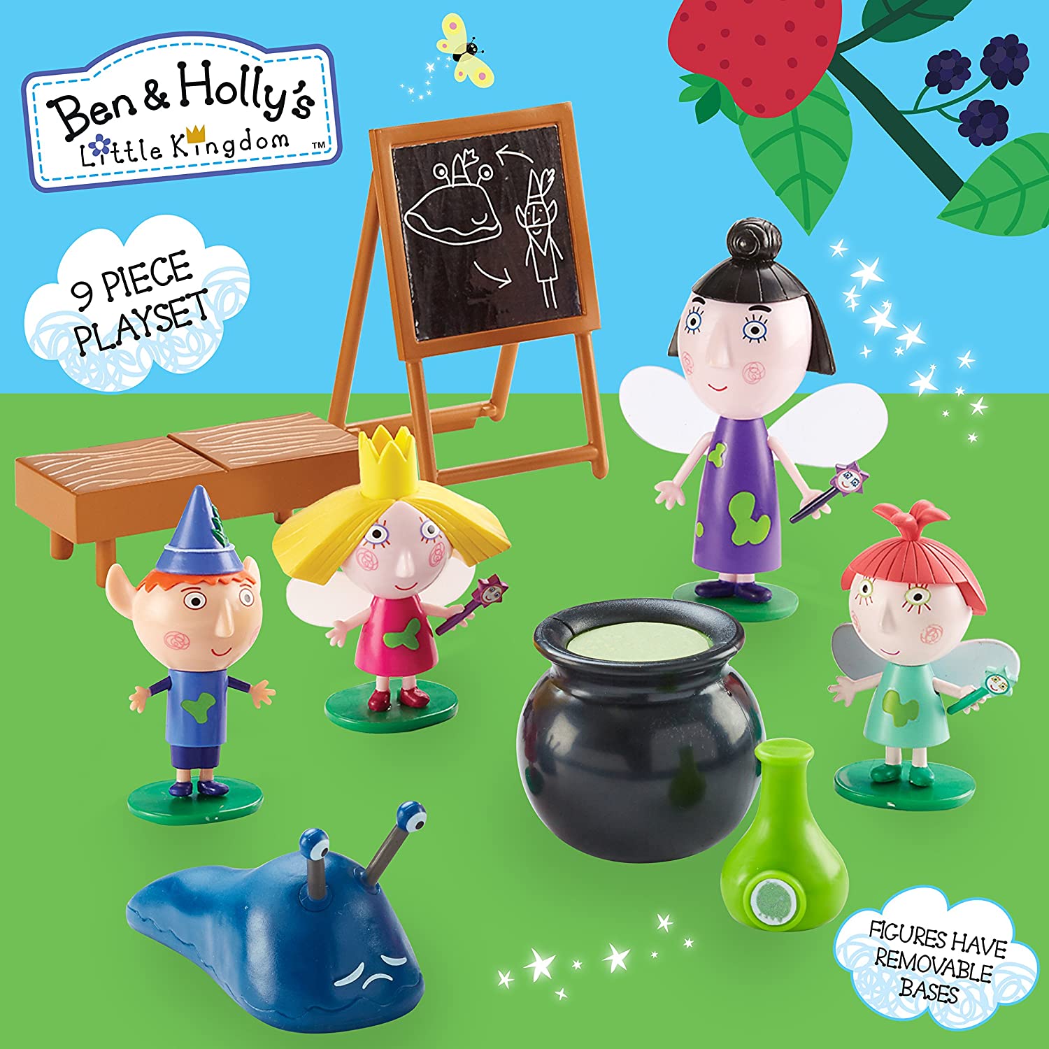 Ben & Holly Magic Potion Class, scaled preschool figures, imaginative play, Little Kingdom, nanny plum