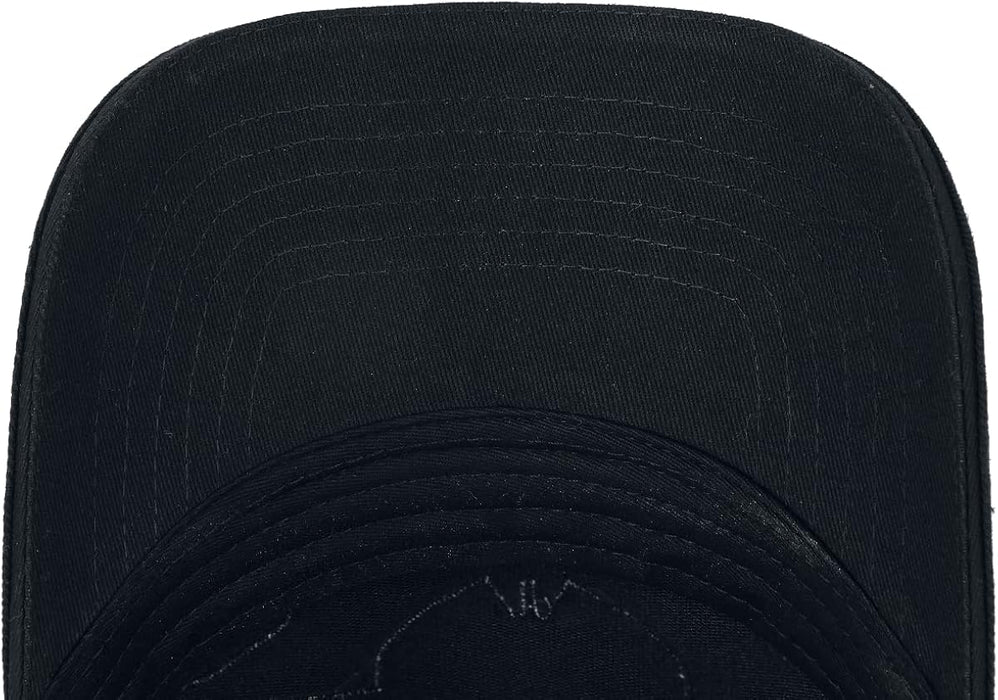 Superhéroes,Superhéroes,Batman,DC Comics,DC Comics Men's Con Gorra Adjustable with Orejas Warner The Batman Logo, Black, Standard Size