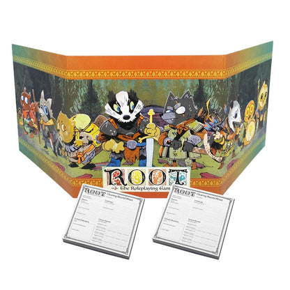 Gamemaster Accessory Pack - Root: The Roleplaying Game expansion, Tri-Fold tabletop GM screen and campaign notepads