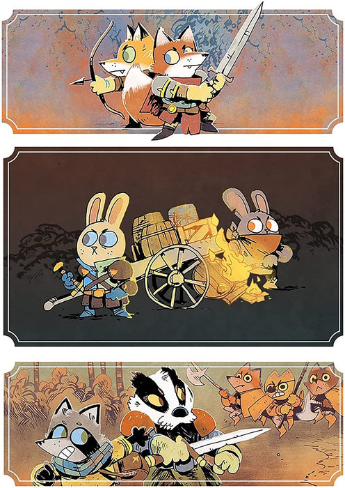 Magpie Games Denizens Deck – Root: The Roleplaying Game Expansion, 55 cartes, personnages PNJ avec statistiques, traits et art original en couleur par Kyle Ferrin, Fantasy Adventure RPG