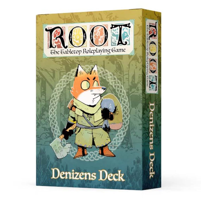 Magpie Games Denizens Deck – Root: The Roleplaying Game Expansion, 55 cartes, personnages PNJ avec statistiques, traits et art original en couleur par Kyle Ferrin, Fantasy Adventure RPG