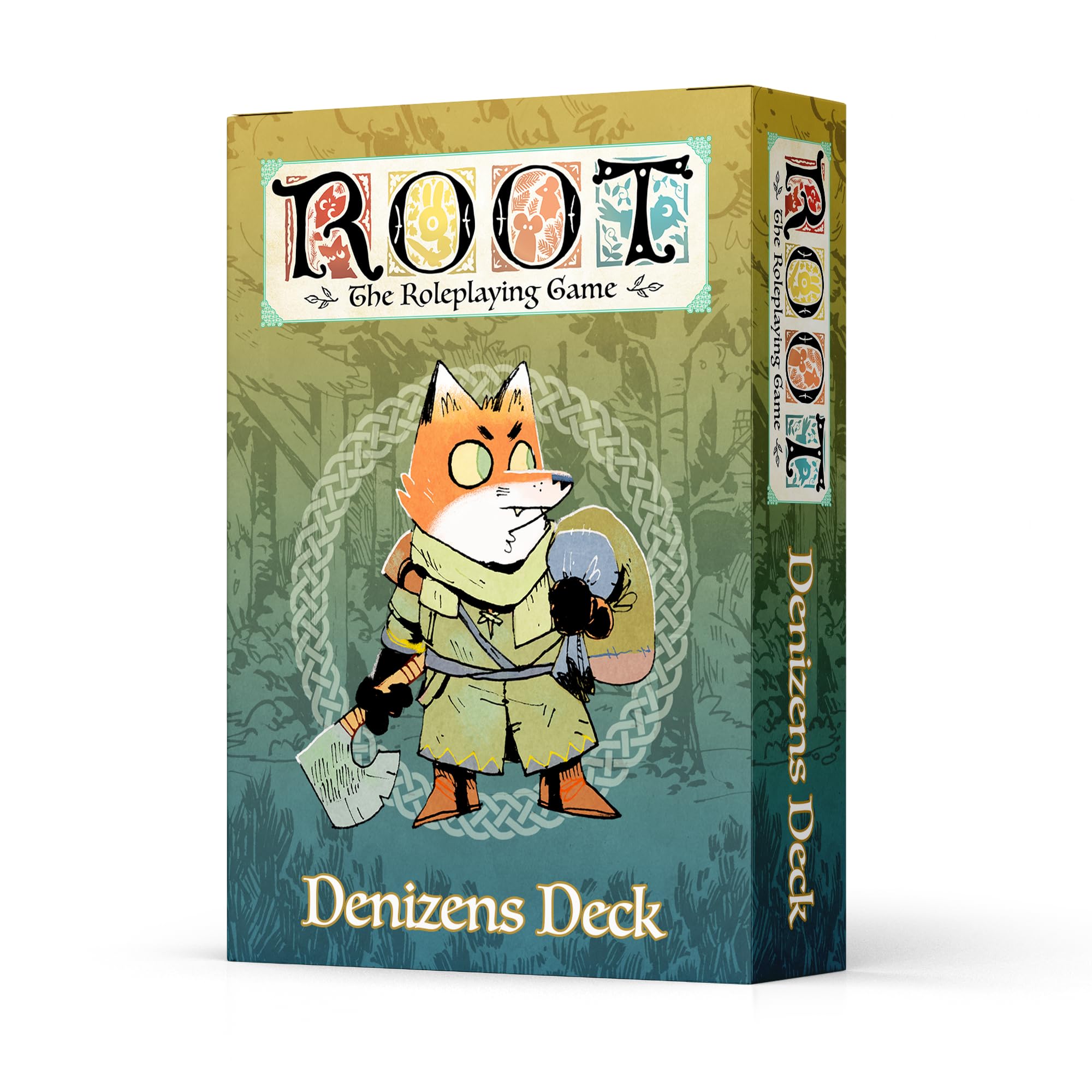 Magpie Games Denizens Deck – Root: The Roleplaying Game Expansion, 55 cartes, personnages PNJ avec statistiques, traits et art original en couleur par Kyle Ferrin, Fantasy Adventure RPG