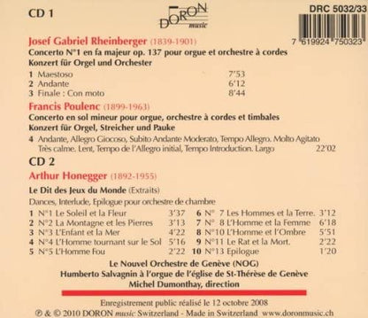 Rheinberger/Honegger: Organ Co