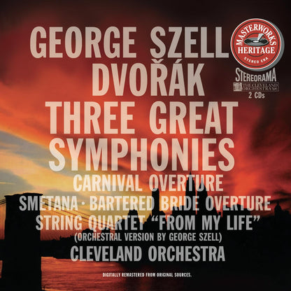 Dvorak: Three Great Symphonies, Nos. 7, 8 & 9, Carnival Overture / Smetana: Bartered Bride Overture / String Quartet