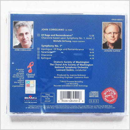 Corigliano: Symphony No.1 / Of Rage and Remembrance