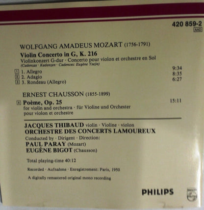 Mozart:Violin Concerto K.216
