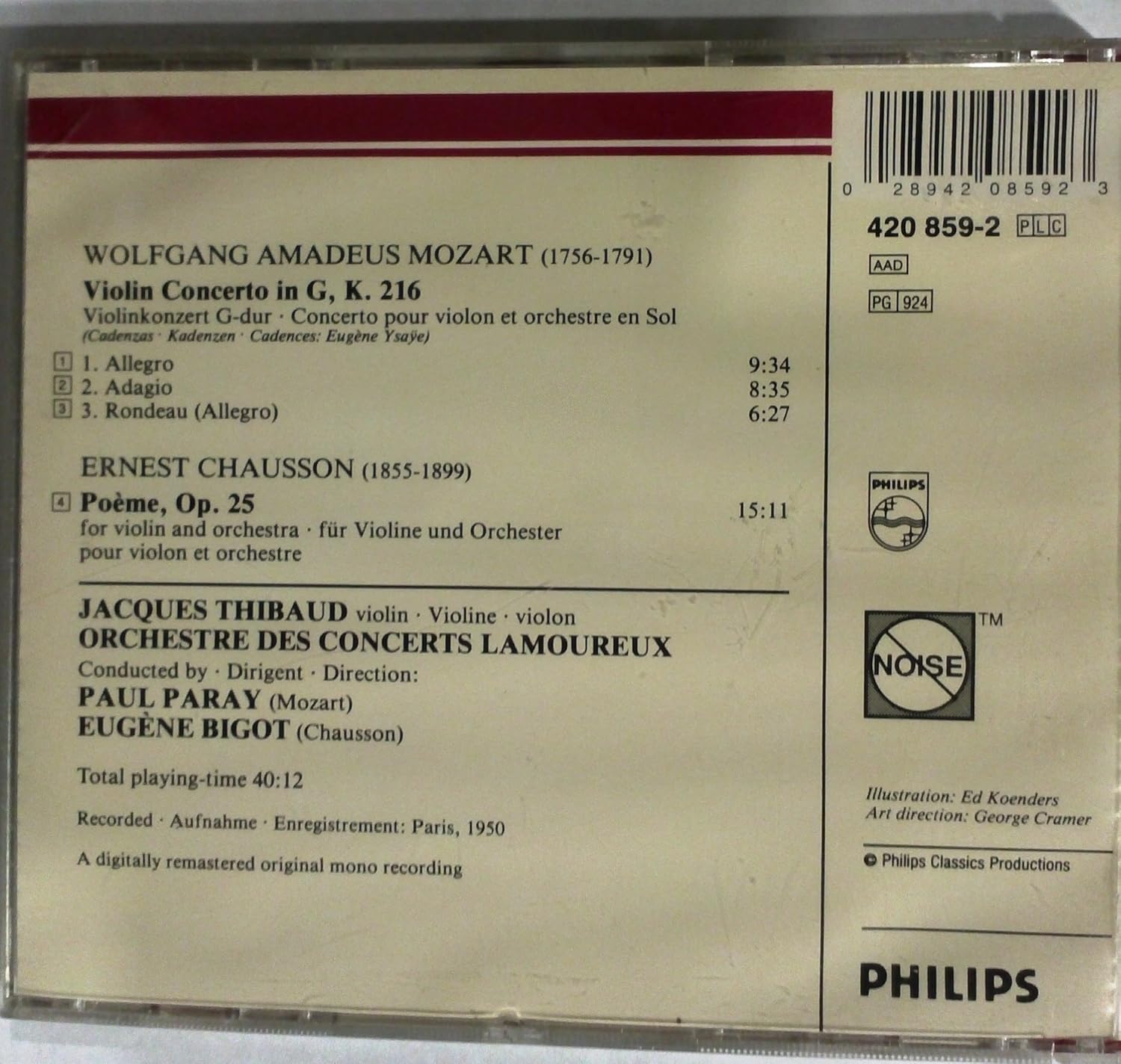 Mozart:Violin Concerto K.216
