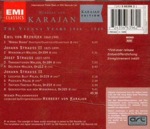 Karajan Conducts Strauss & Reznick: Karajan Edit