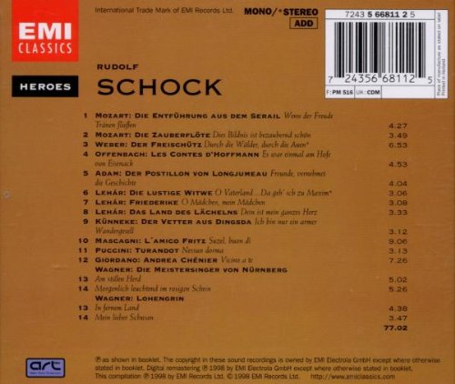 Opera Herös - Rudolf Schock