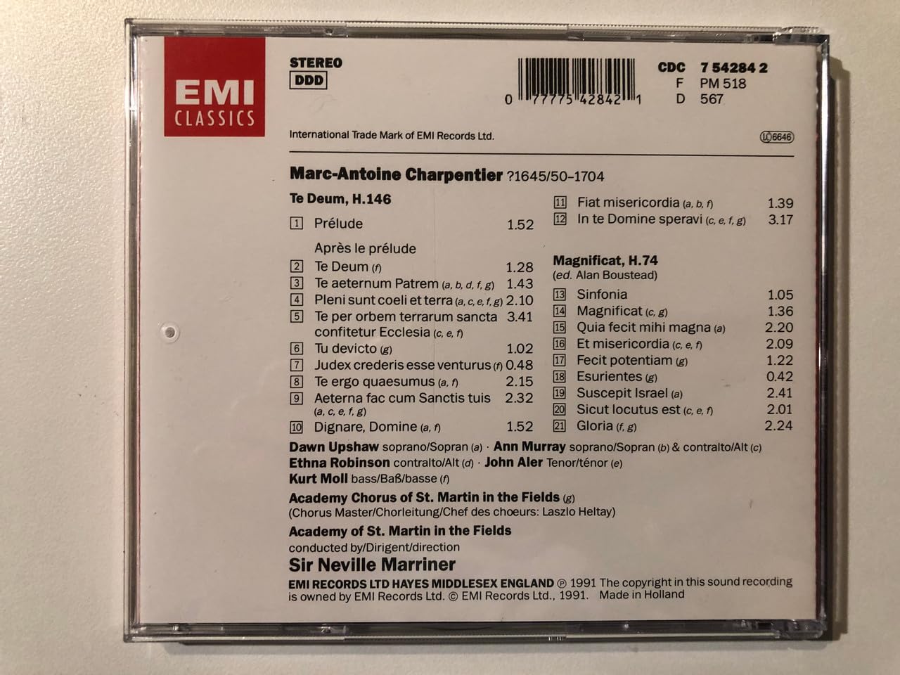 `Charpentier: Te Deum, Magnific`