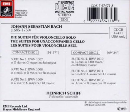 Bach: Cello Suites