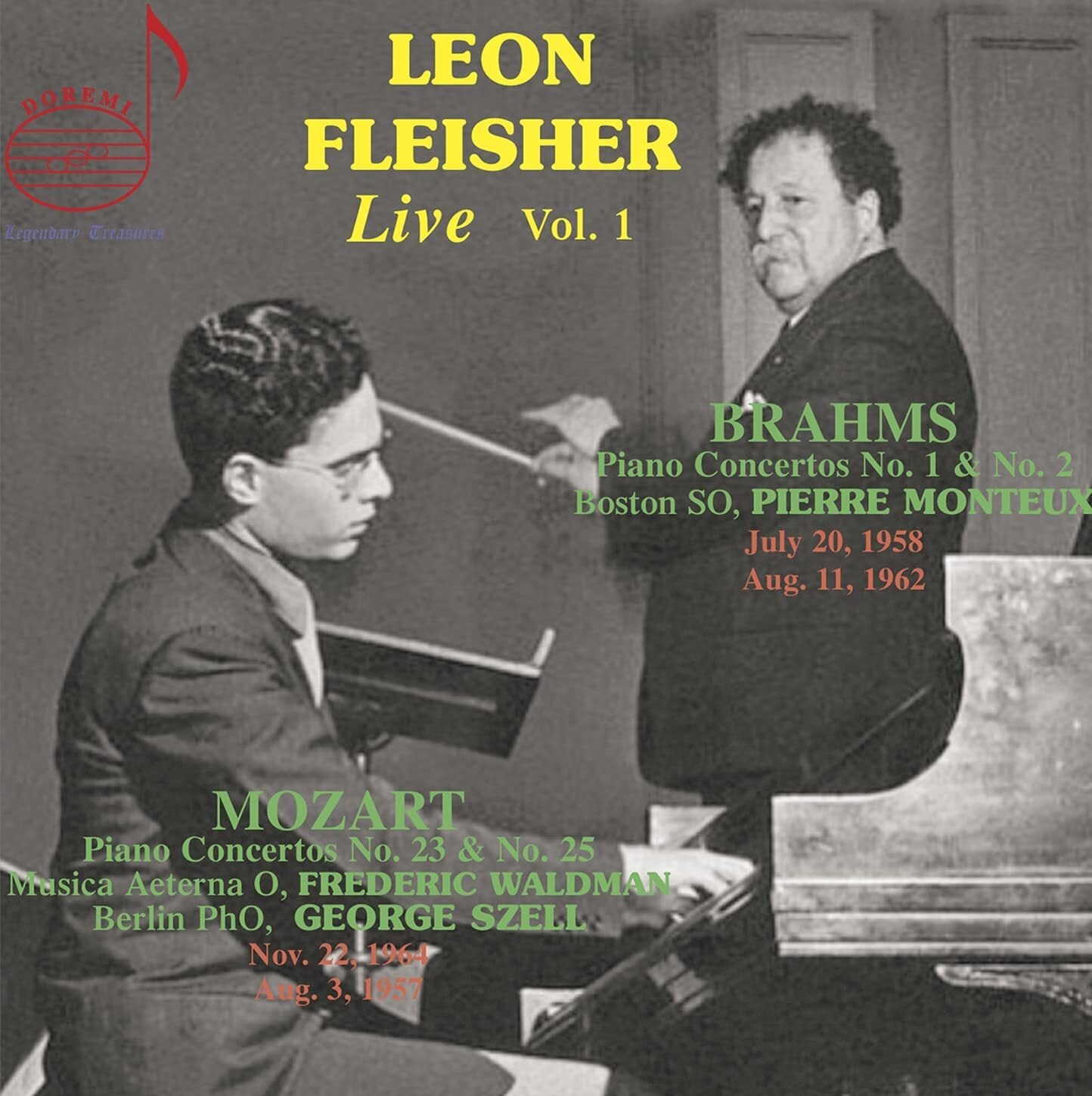 Leon Fleisher: Live - Volume 1