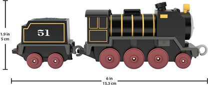 Fisher-Price Thomas & Friends die-cast push-along Hiro toy train engine for preschool kids ages 3+