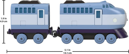 Thomas & Friends Fisher-Price die-cast push-along Kenji toy train engine for preschool kids ages 3+