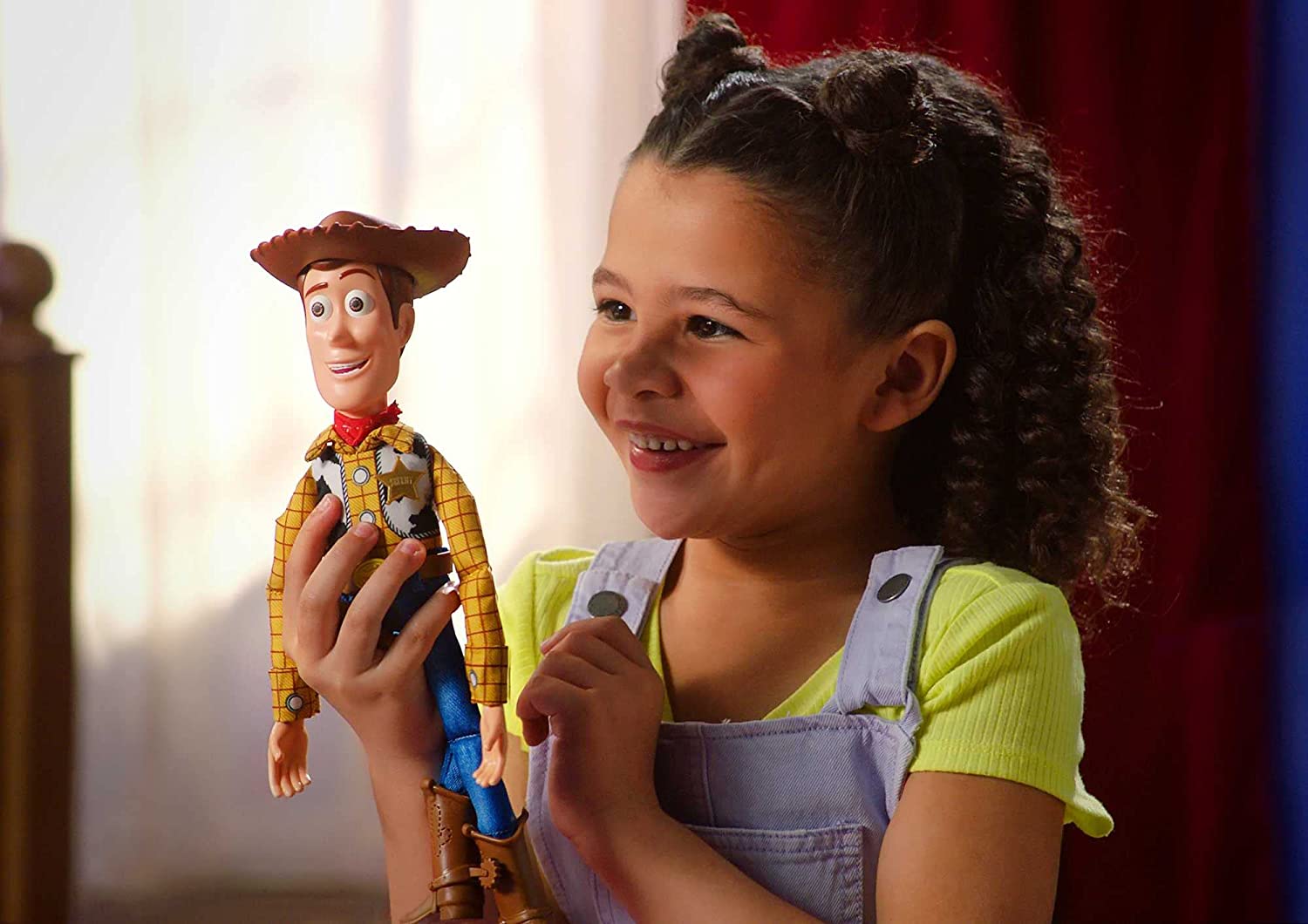 Disney and Pixar Toy Story Movie Toy, Talking Woody Figure with Ragdoll Body, 20 Phrases, Pull Tab Activated Sounds, Roundup Fun