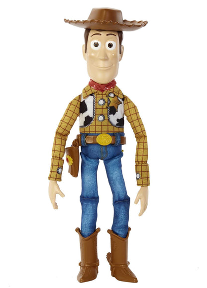 Disney and Pixar Toy Story Movie Toy, Talking Woody Figure with Ragdoll Body, 20 Phrases, Pull Tab Activated Sounds, Roundup Fun