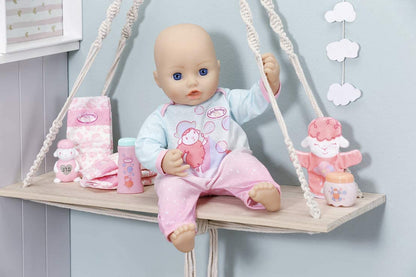 Zapf Creation Baby Annabell Baby Care Toy Set for 43 cm Doll - Easy for Small Hands, Creative Play Promotes Empathy & Social Skills, For Toddlers 3 years & Up - Includes a Romper, Face Mitt, & More