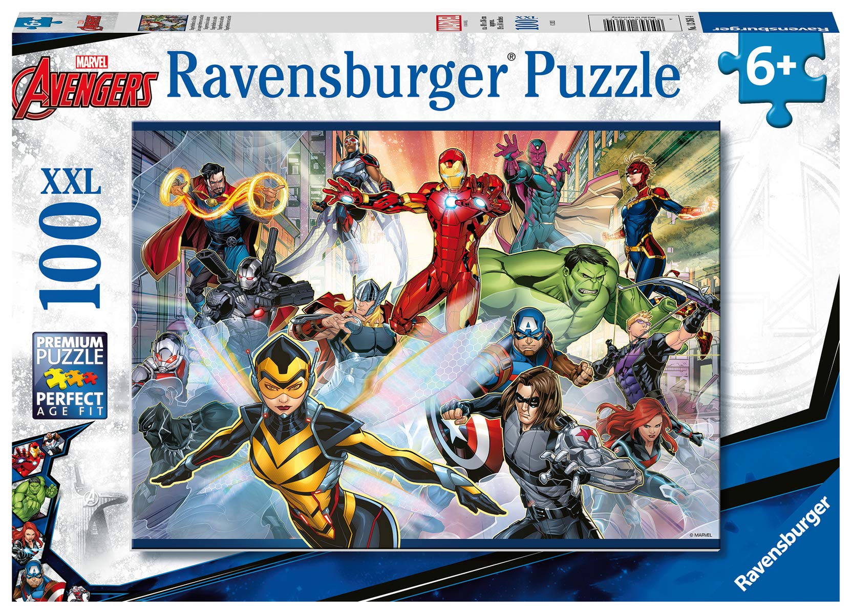 Ravensburger Marvel Avengers 100 Piece Jigsaw Puzzle for Kids Age 6 Years Up Multicolor 13261
