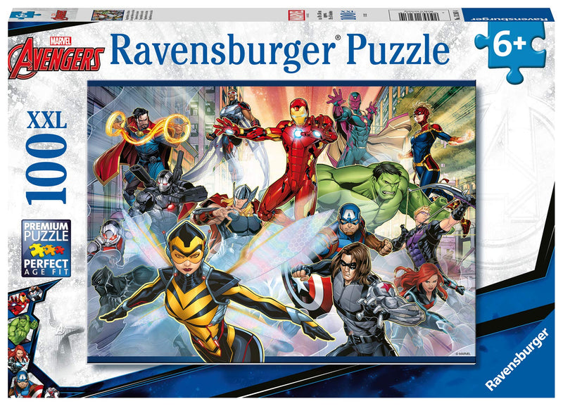 Ravensburger Marvel Avengers 100 Piece Jigsaw Puzzle for Kids Age 6 Years Up Multicolor 13261