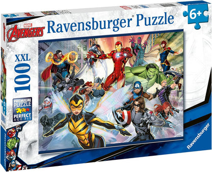 Ravensburger Marvel Avengers 100 Piece Jigsaw Puzzle for Kids Age 6 Years Up Multicolor 13261