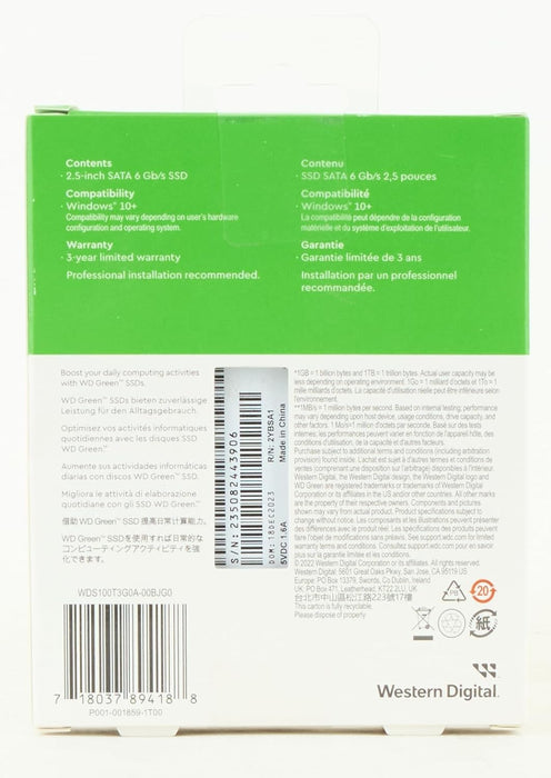 WD Green 1TB Internal SSD