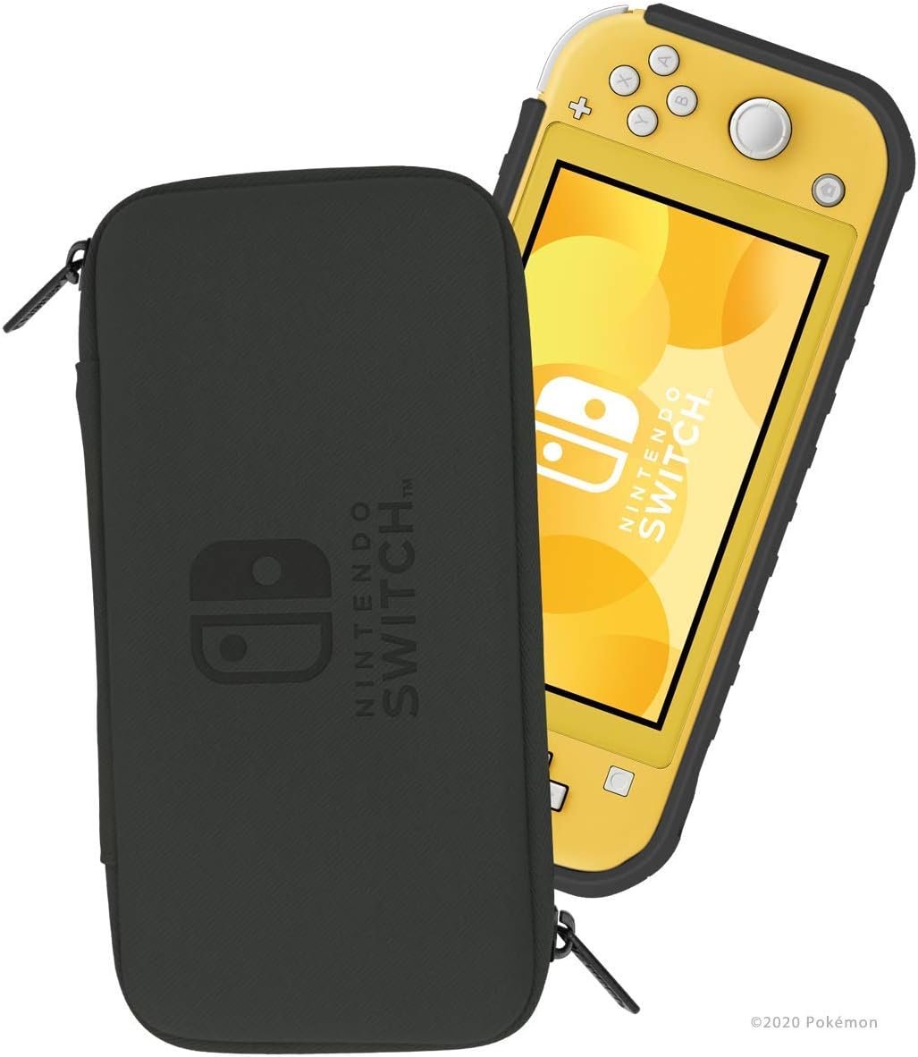 HORI Hybrid System Armor (Pikachu Black & Gold) for Nintendo Switch Lite (Nintendo Switch